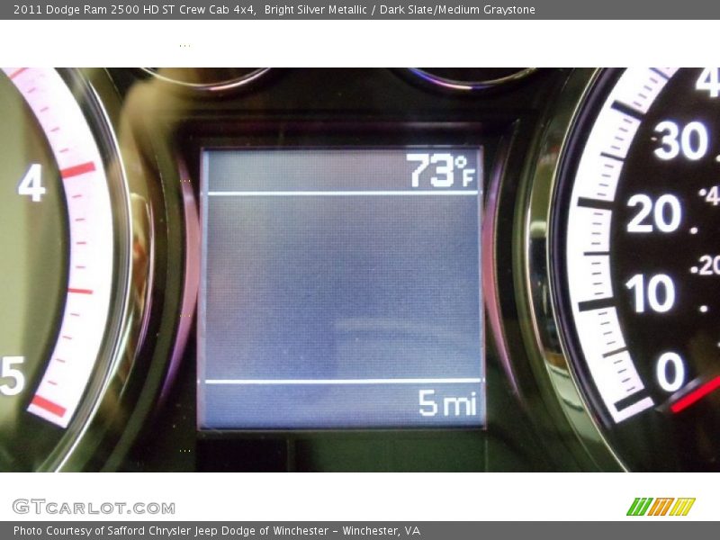 Bright Silver Metallic / Dark Slate/Medium Graystone 2011 Dodge Ram 2500 HD ST Crew Cab 4x4