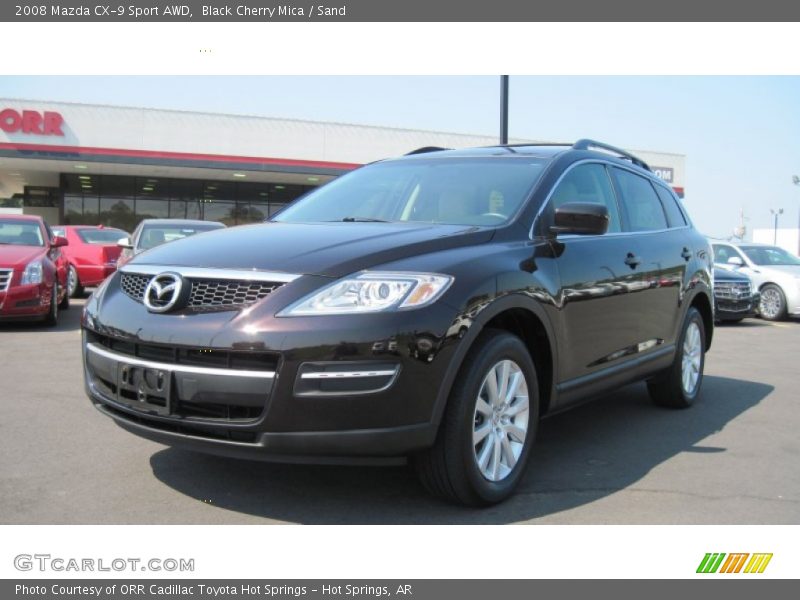Black Cherry Mica / Sand 2008 Mazda CX-9 Sport AWD