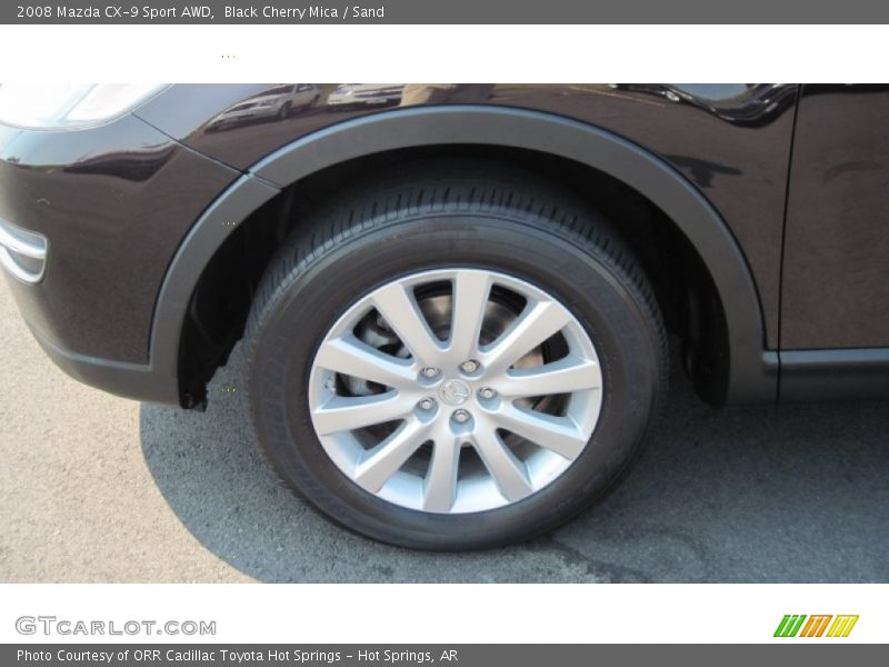 Black Cherry Mica / Sand 2008 Mazda CX-9 Sport AWD