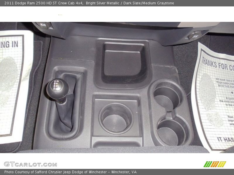 Bright Silver Metallic / Dark Slate/Medium Graystone 2011 Dodge Ram 2500 HD ST Crew Cab 4x4