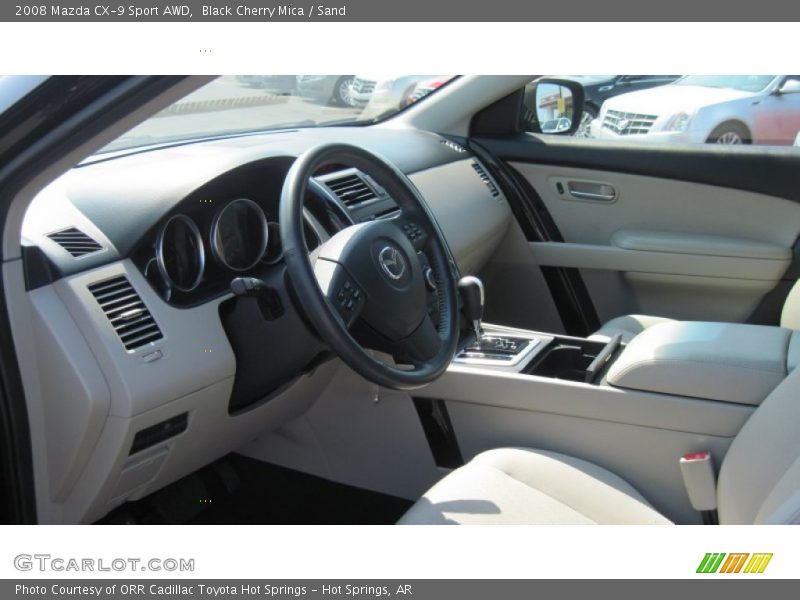 Black Cherry Mica / Sand 2008 Mazda CX-9 Sport AWD