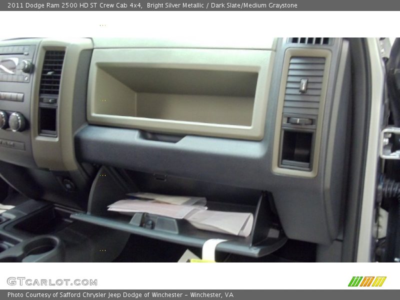Bright Silver Metallic / Dark Slate/Medium Graystone 2011 Dodge Ram 2500 HD ST Crew Cab 4x4