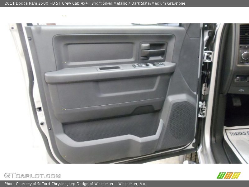 Bright Silver Metallic / Dark Slate/Medium Graystone 2011 Dodge Ram 2500 HD ST Crew Cab 4x4
