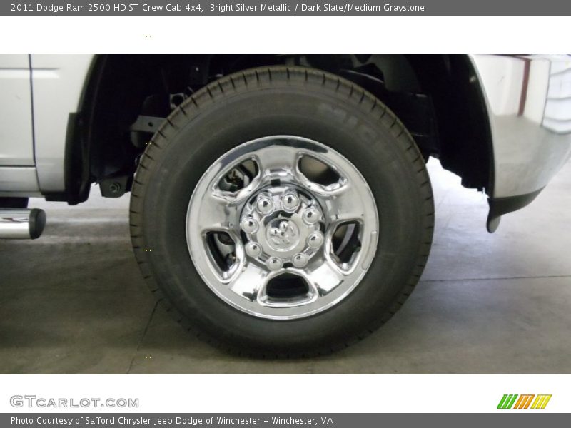 Bright Silver Metallic / Dark Slate/Medium Graystone 2011 Dodge Ram 2500 HD ST Crew Cab 4x4
