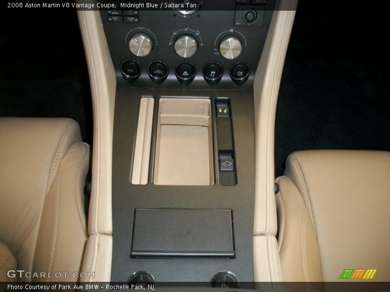 Midnight Blue / Sahara Tan 2008 Aston Martin V8 Vantage Coupe