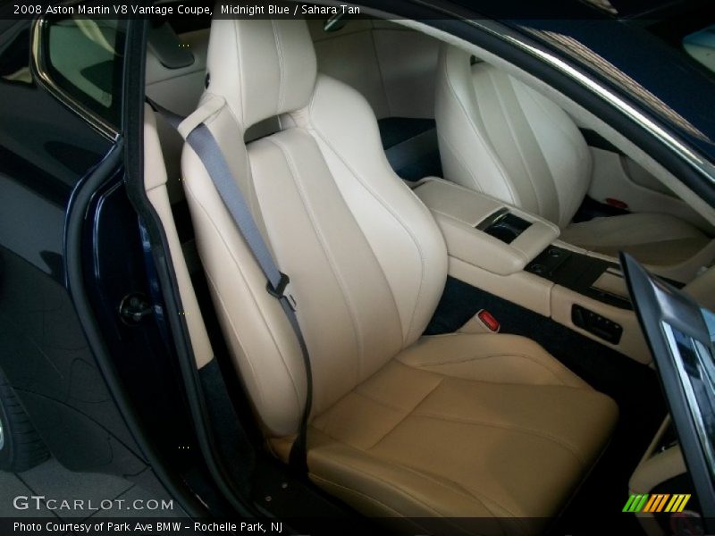 Midnight Blue / Sahara Tan 2008 Aston Martin V8 Vantage Coupe