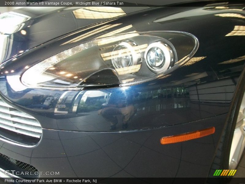 Midnight Blue / Sahara Tan 2008 Aston Martin V8 Vantage Coupe