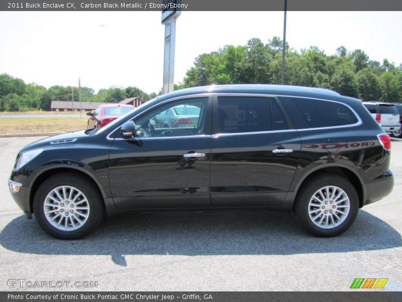 Carbon Black Metallic / Ebony/Ebony 2011 Buick Enclave CX