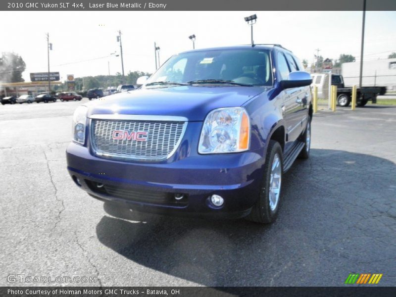 Laser Blue Metallic / Ebony 2010 GMC Yukon SLT 4x4
