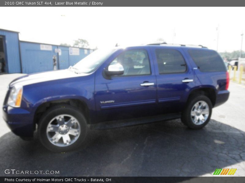 Laser Blue Metallic / Ebony 2010 GMC Yukon SLT 4x4
