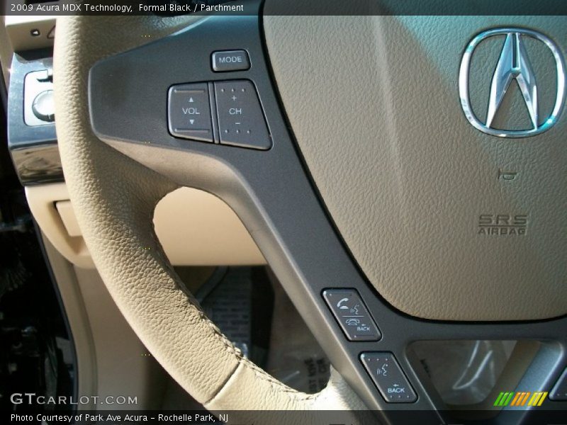 Formal Black / Parchment 2009 Acura MDX Technology