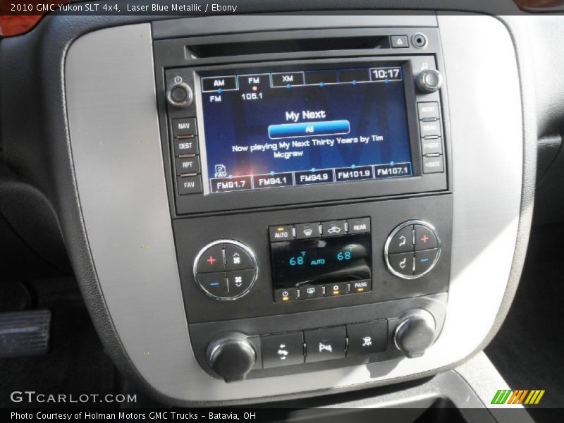 Laser Blue Metallic / Ebony 2010 GMC Yukon SLT 4x4