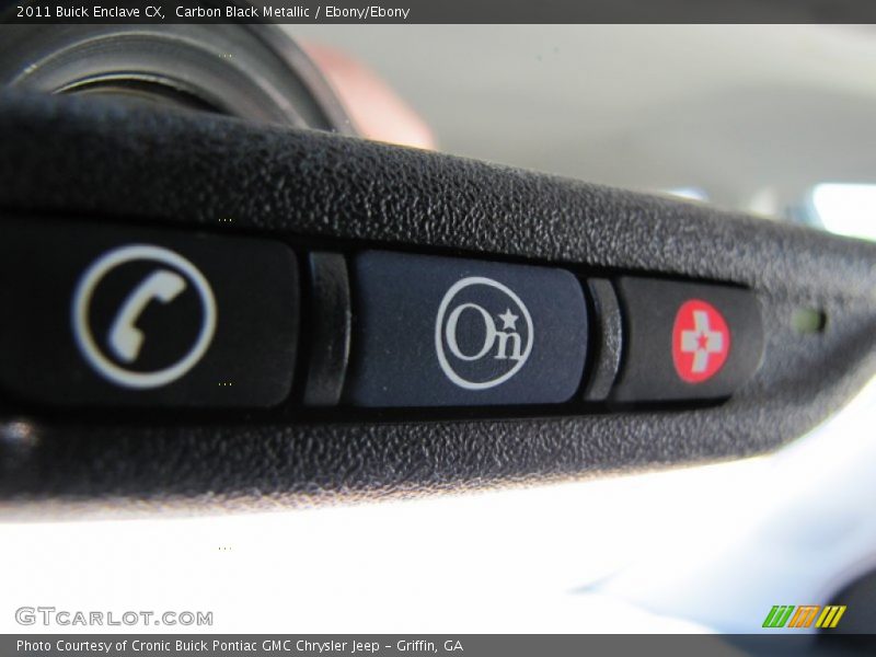 Carbon Black Metallic / Ebony/Ebony 2011 Buick Enclave CX