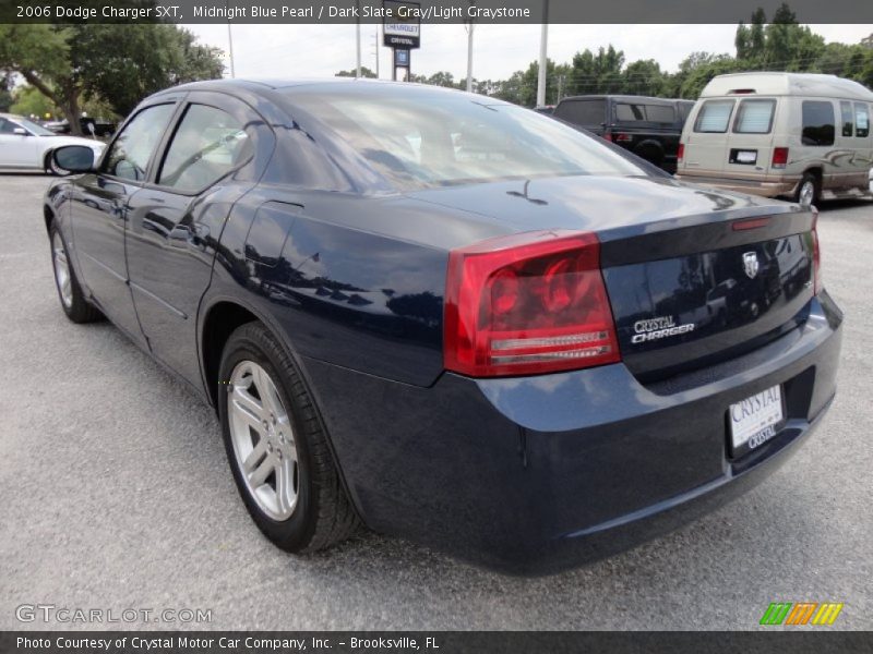 Midnight Blue Pearl / Dark Slate Gray/Light Graystone 2006 Dodge Charger SXT
