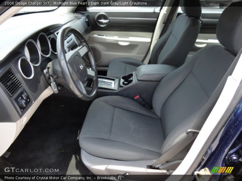 Midnight Blue Pearl / Dark Slate Gray/Light Graystone 2006 Dodge Charger SXT