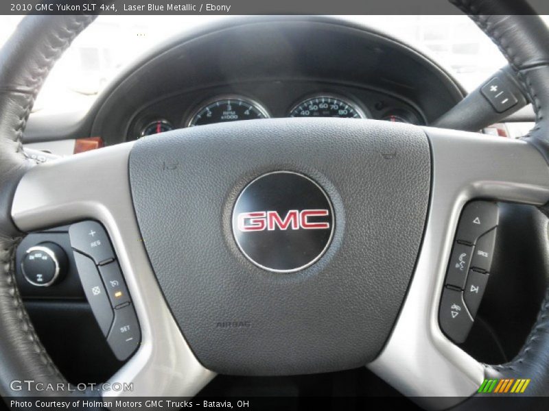 Laser Blue Metallic / Ebony 2010 GMC Yukon SLT 4x4