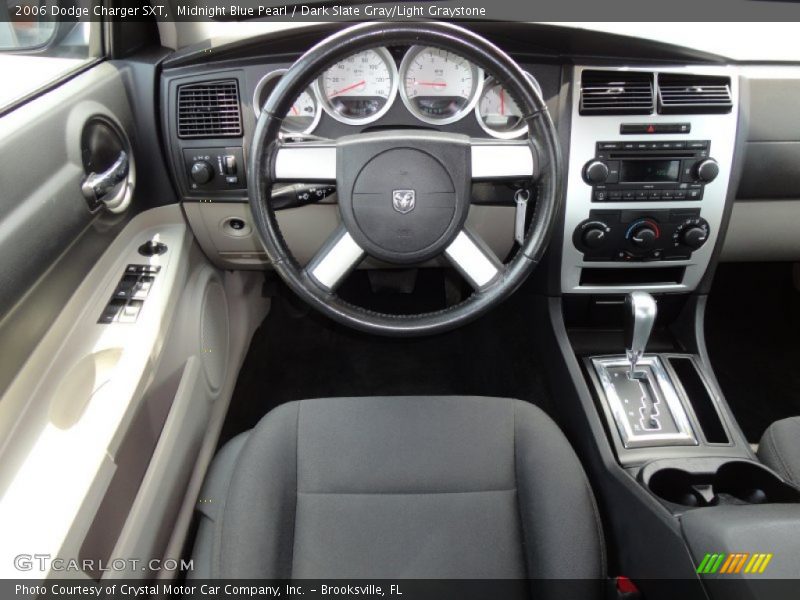 Midnight Blue Pearl / Dark Slate Gray/Light Graystone 2006 Dodge Charger SXT