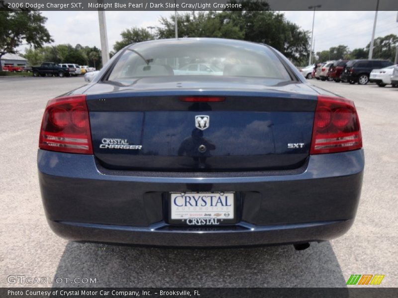 Midnight Blue Pearl / Dark Slate Gray/Light Graystone 2006 Dodge Charger SXT