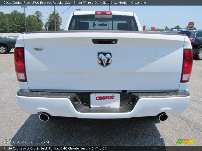 Bright White / Dark Slate Gray/Medium Graystone 2011 Dodge Ram 1500 Express Regular Cab