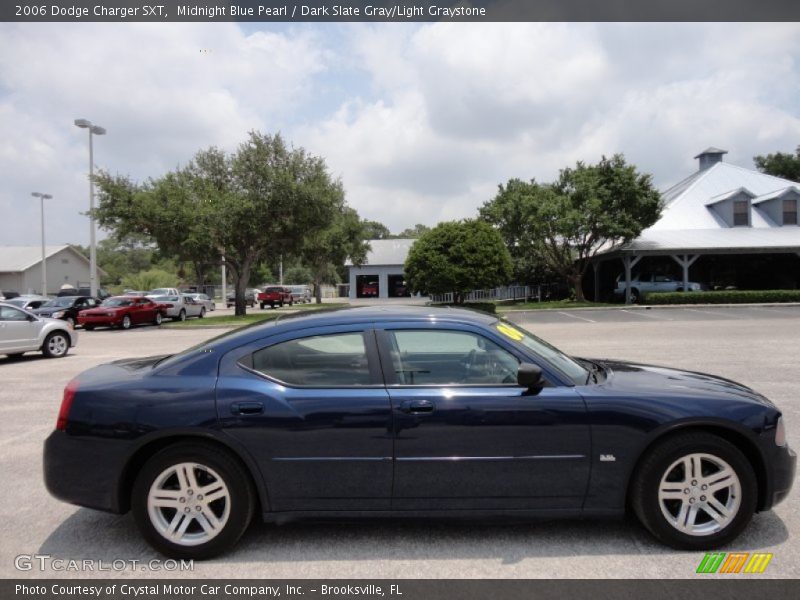 Midnight Blue Pearl / Dark Slate Gray/Light Graystone 2006 Dodge Charger SXT
