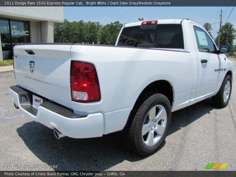 Bright White / Dark Slate Gray/Medium Graystone 2011 Dodge Ram 1500 Express Regular Cab