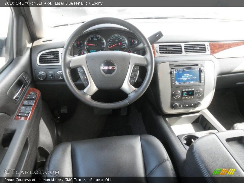 Laser Blue Metallic / Ebony 2010 GMC Yukon SLT 4x4