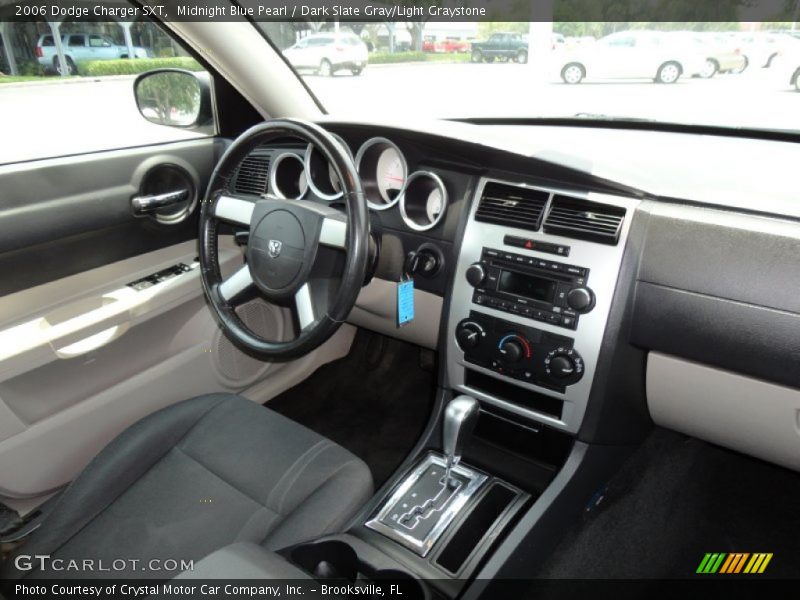 Midnight Blue Pearl / Dark Slate Gray/Light Graystone 2006 Dodge Charger SXT