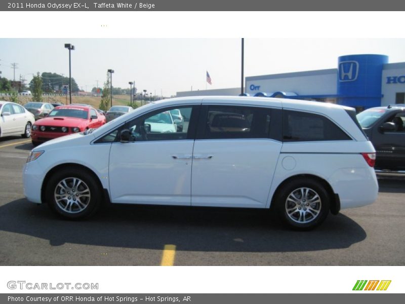 Taffeta White / Beige 2011 Honda Odyssey EX-L