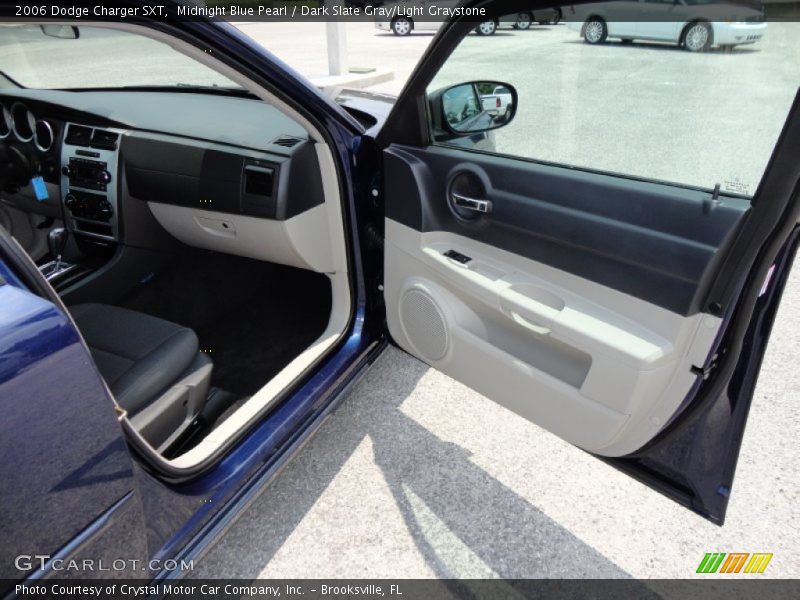 Midnight Blue Pearl / Dark Slate Gray/Light Graystone 2006 Dodge Charger SXT