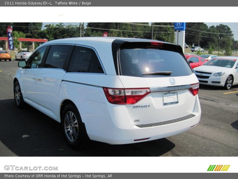 Taffeta White / Beige 2011 Honda Odyssey EX-L