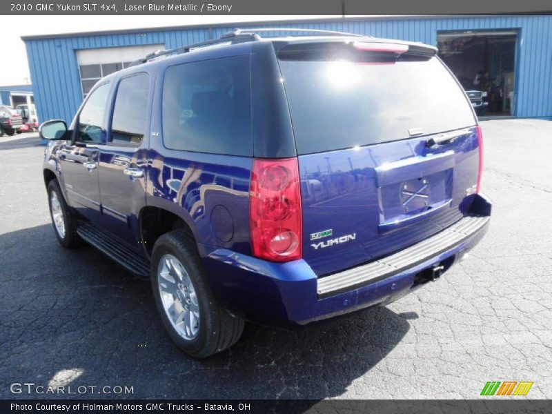 Laser Blue Metallic / Ebony 2010 GMC Yukon SLT 4x4