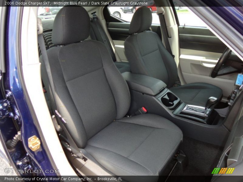 Midnight Blue Pearl / Dark Slate Gray/Light Graystone 2006 Dodge Charger SXT