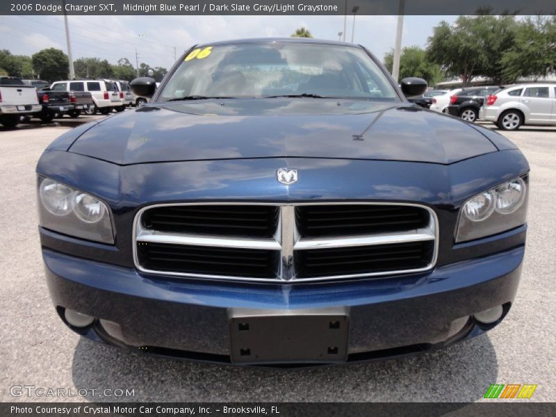 Midnight Blue Pearl / Dark Slate Gray/Light Graystone 2006 Dodge Charger SXT