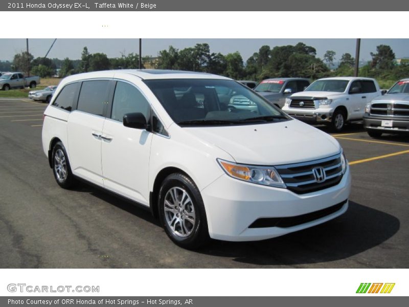 Taffeta White / Beige 2011 Honda Odyssey EX-L