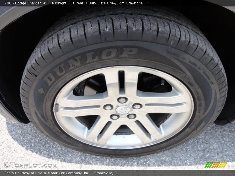 Midnight Blue Pearl / Dark Slate Gray/Light Graystone 2006 Dodge Charger SXT