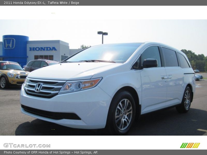 Taffeta White / Beige 2011 Honda Odyssey EX-L