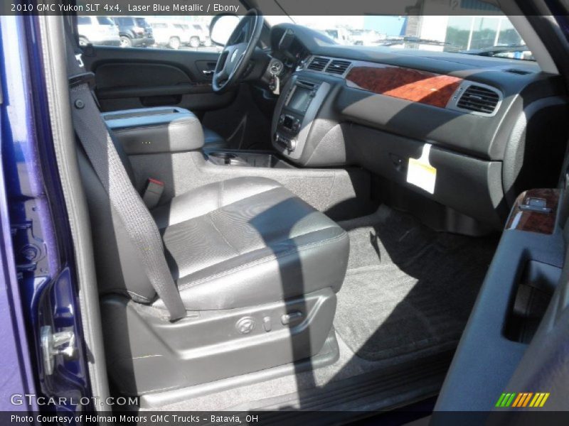 Laser Blue Metallic / Ebony 2010 GMC Yukon SLT 4x4