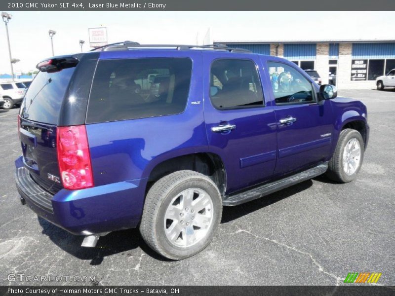 Laser Blue Metallic / Ebony 2010 GMC Yukon SLT 4x4