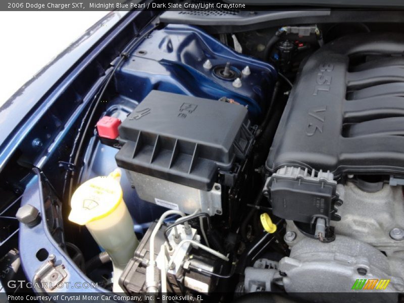 Midnight Blue Pearl / Dark Slate Gray/Light Graystone 2006 Dodge Charger SXT