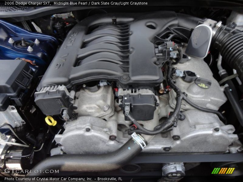 Midnight Blue Pearl / Dark Slate Gray/Light Graystone 2006 Dodge Charger SXT