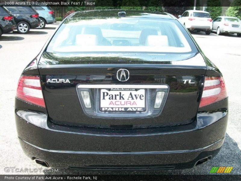 Nighthawk Black Pearl / Taupe 2008 Acura TL 3.2