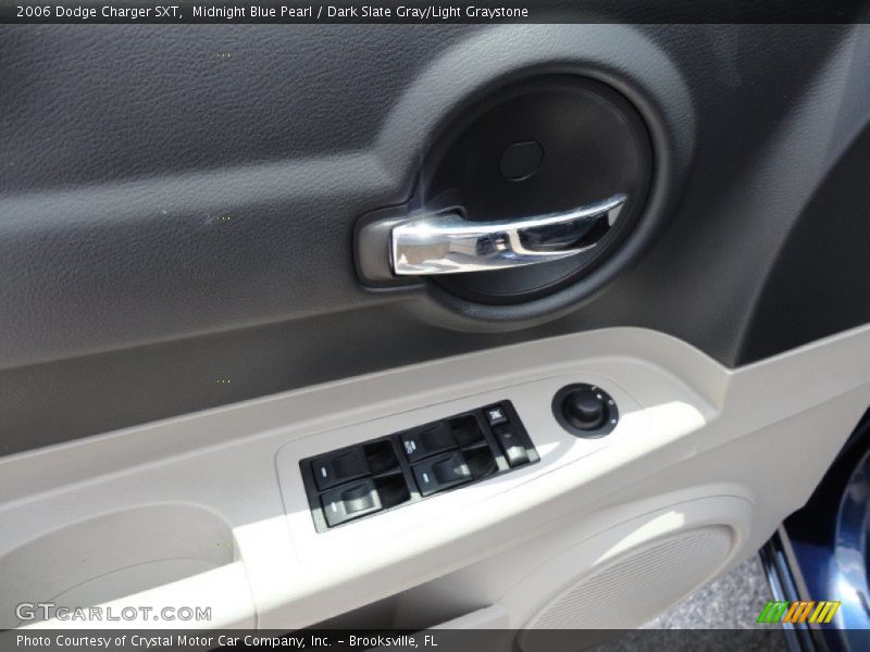 Midnight Blue Pearl / Dark Slate Gray/Light Graystone 2006 Dodge Charger SXT