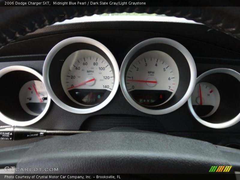 Midnight Blue Pearl / Dark Slate Gray/Light Graystone 2006 Dodge Charger SXT