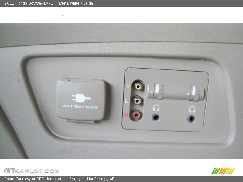 Taffeta White / Beige 2011 Honda Odyssey EX-L
