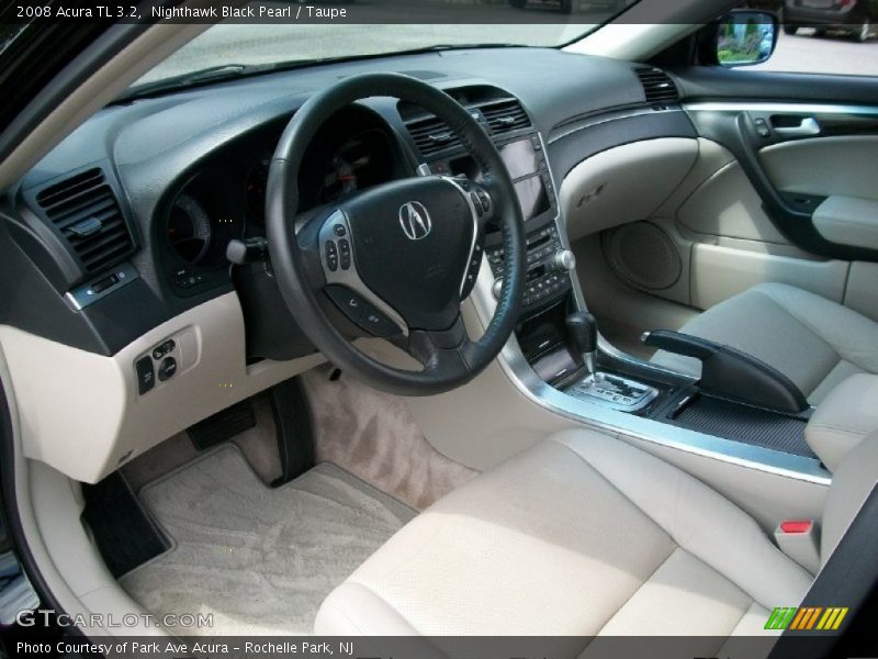 Nighthawk Black Pearl / Taupe 2008 Acura TL 3.2