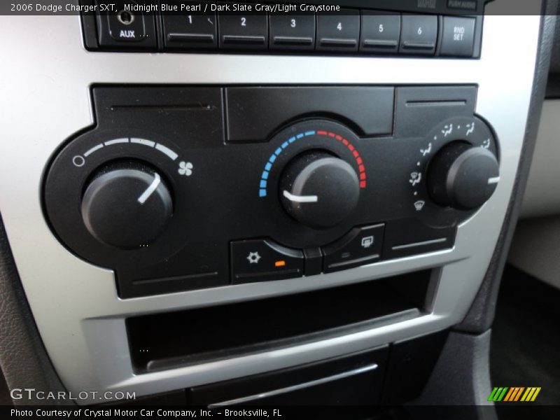 Midnight Blue Pearl / Dark Slate Gray/Light Graystone 2006 Dodge Charger SXT