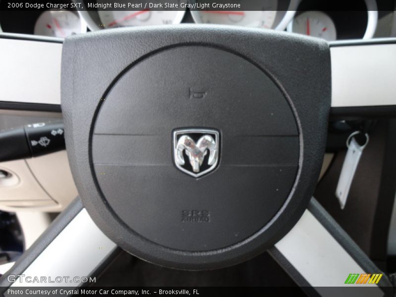 Midnight Blue Pearl / Dark Slate Gray/Light Graystone 2006 Dodge Charger SXT