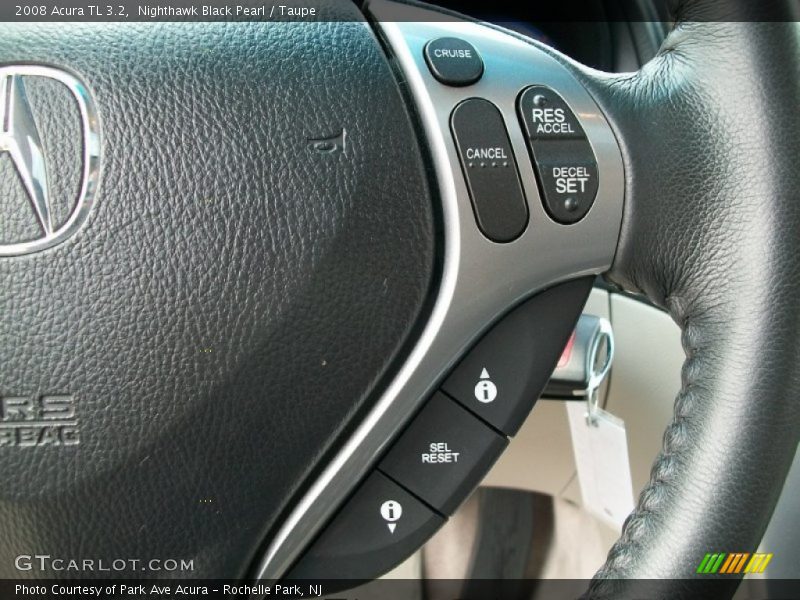 Nighthawk Black Pearl / Taupe 2008 Acura TL 3.2