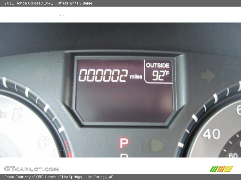 Taffeta White / Beige 2011 Honda Odyssey EX-L