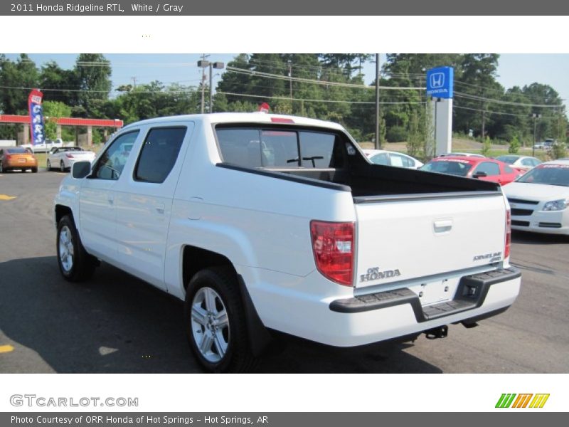 White / Gray 2011 Honda Ridgeline RTL